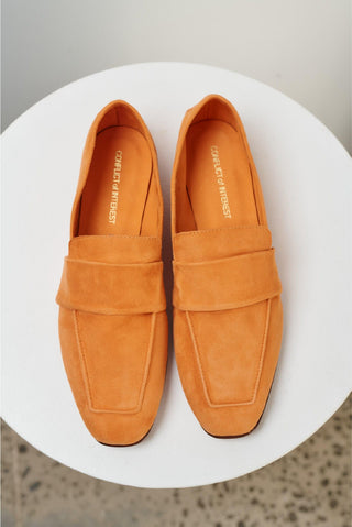 Alessandra Accessory Art. 06 Loafer in Suede Arancio