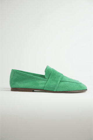 Alessandra Accessory Art. 06 Loafer in Suede Emerald