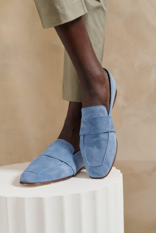 Alessandra Accessory Art. 06 Loafer in Suede Jeans