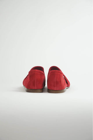 Alessandra Accessory Art. 06 Loafer in Suede Rosso