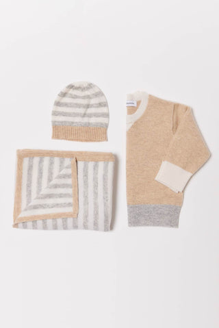 Alessandra Accessory ONE SIZE / MUESLI Baby Cashmere Beanie in Muesli