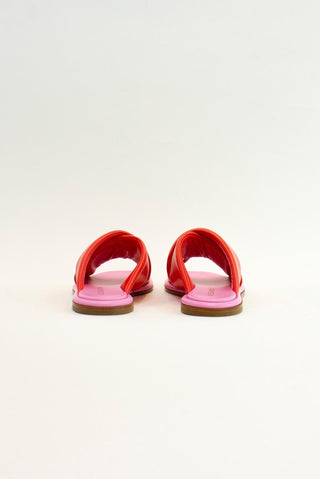 Alessandra Accessory Roma Nappa Slide in Red/Lolly