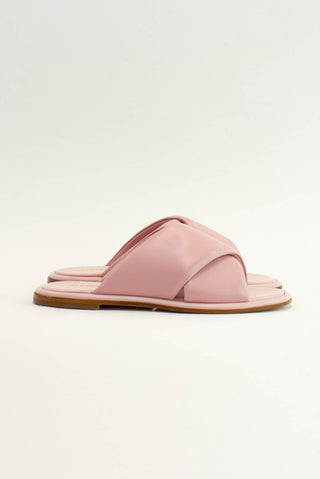 Alessandra Accessory Roma Nappa Slide in Rose/Soft Pink