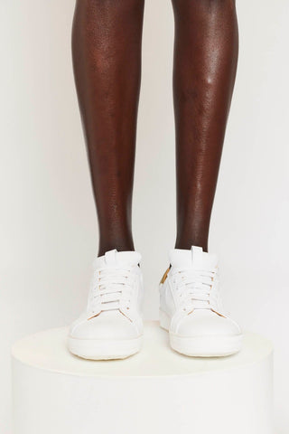 Alessandra Accessory Sardinia Sneaker in White