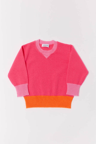 Alessandra Sweater Baby Cashmere Sweater in Electric