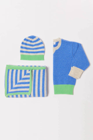 Alessandra Sweater Baby Cashmere Sweater in Lagoon