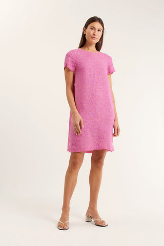 Louie Classic Dress In Cranberry