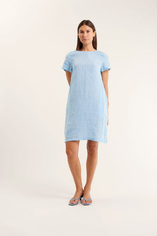 Louie Classic Dress In Ocean
