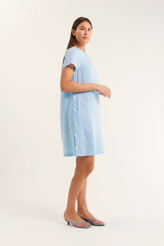 Louie Classic Dress In Ocean