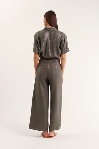 Atlas Lurex Pant In Khaki