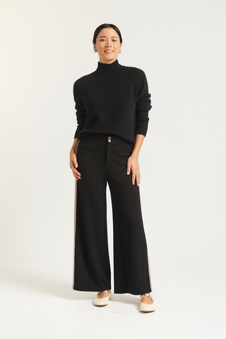 Retreat Ponti Pant in Black