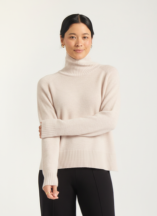Toastie Merino Cashmere Polo In Porridge