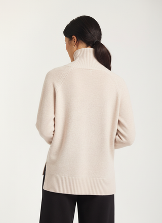 Toastie Merino Cashmere Polo In Porridge