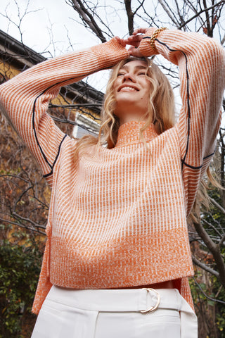 Maxie Sweater in Tangerine