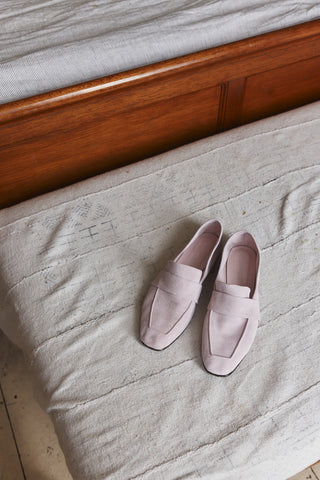Art. 06 Loafer in Suede Pale Pink