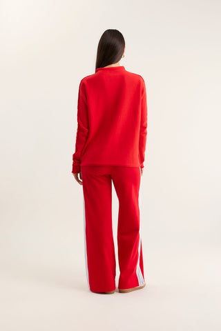 Cove Sweater In Red