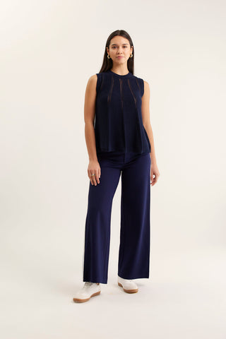 Sadie Top In Navy