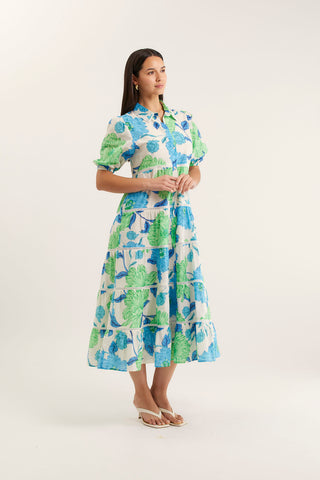 Marlow Calypso Dress In Blue