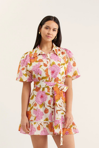 Emma Mini Calypso Dress In Pink