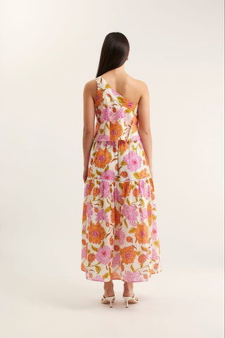 Olympia Calypso Dress In Pink