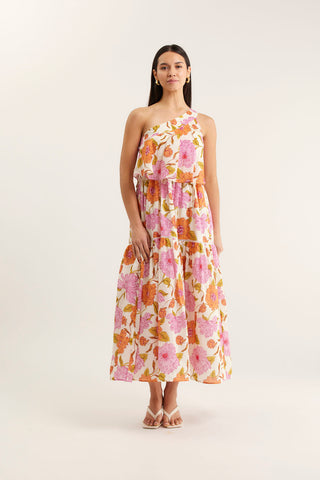 Olympia Calypso Dress In Pink