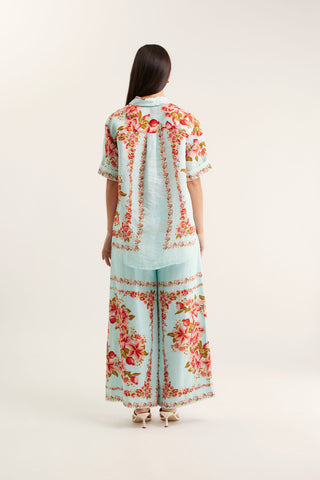 Sasha Linen Shirt In Portofino