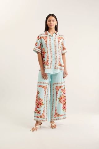 Sasha Linen Shirt In Portofino