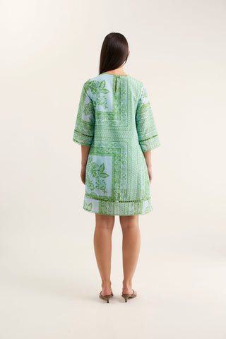 Claire Dress In Florentine Print