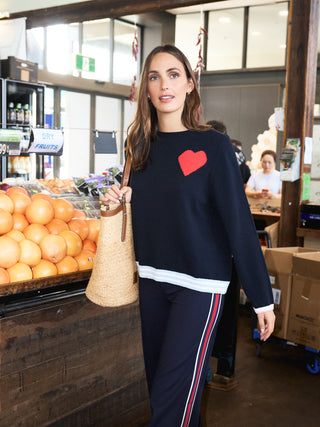 Lovey Dovey Sweater In Navy