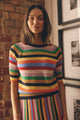 Avenue Lurex Top  In Rainbow