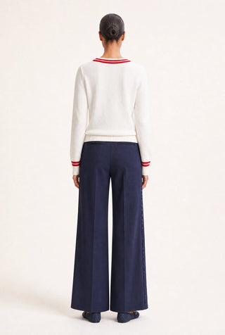 SWEETPEA SWEATER IN IVORY