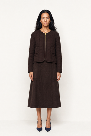 AGNES JACKET IN  CHOC CORDUROY