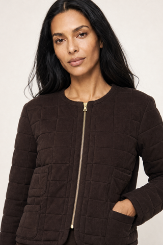 AGNES JACKET IN  CHOC CORDUROY