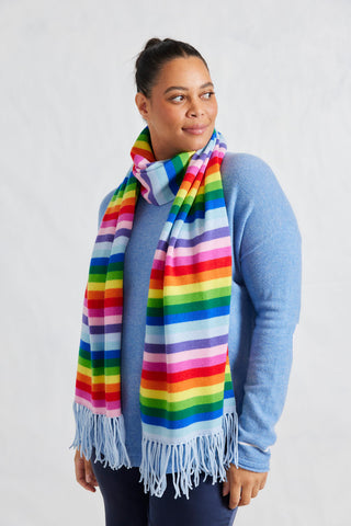 Taya Merino Cashmere Scarf in Carnival