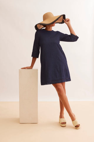 Claire Denim Dress In Indigo