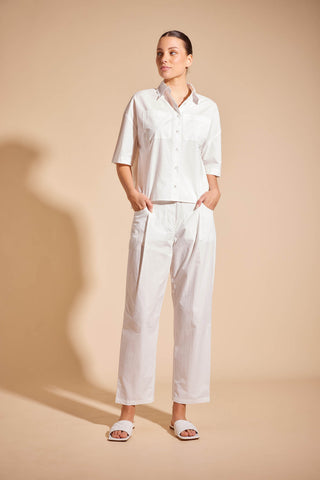 Rhone Pima Cotton Pant in White
