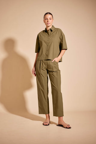 Rhone Pima Cotton Pant in Olive