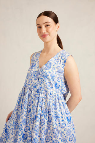 Summer Dress in Santorini Ophelia Print