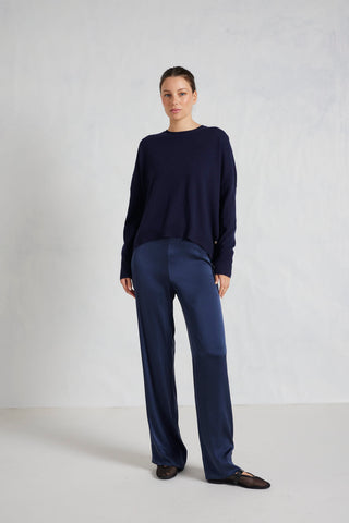 Alessandra Knitwear Sandy Cashmere Sweater in Mariner