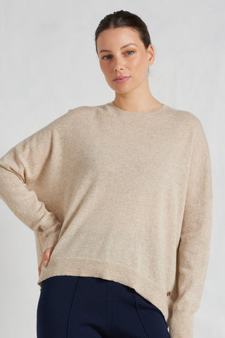Sandy Cashmere Sweater in Oatmeal