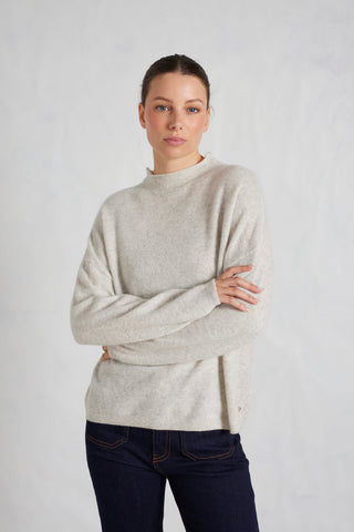 Monet Cashmere Sweater in Foil