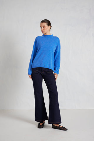 Monet Cashmere Sweater in Lagoon