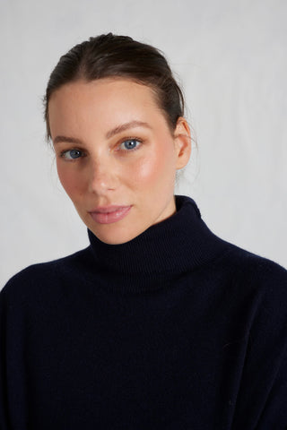 A Polo Bay Cashmere Sweater in Navy