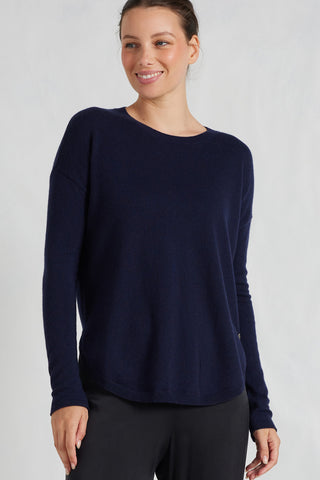 Baby Belle Cashmere Sweater in Mariner