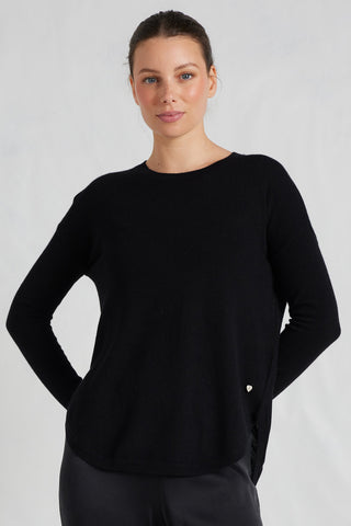 Baby Belle Cashmere Sweater in Black