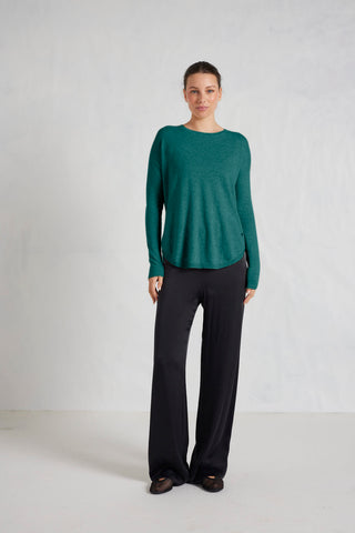 Alessandra Knitwear Baby Belle Cashmere Sweater in Sen Green