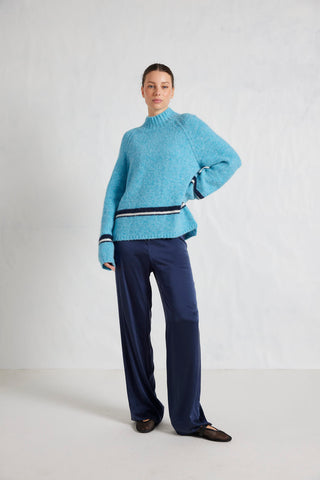 Alessandra Knitwear Leona Alpaca Sweater in Persian