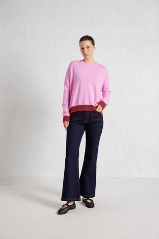 Alessandra Knitwear Sandrine Merino Cashmere Sweater in Cinderella