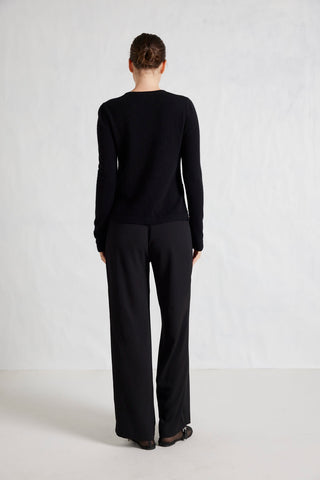 What A Stud Merino Cashmere Sweater In Black
