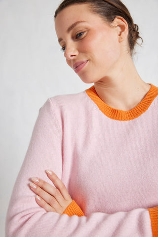 Mandy Splice Sweater in Tuberose
